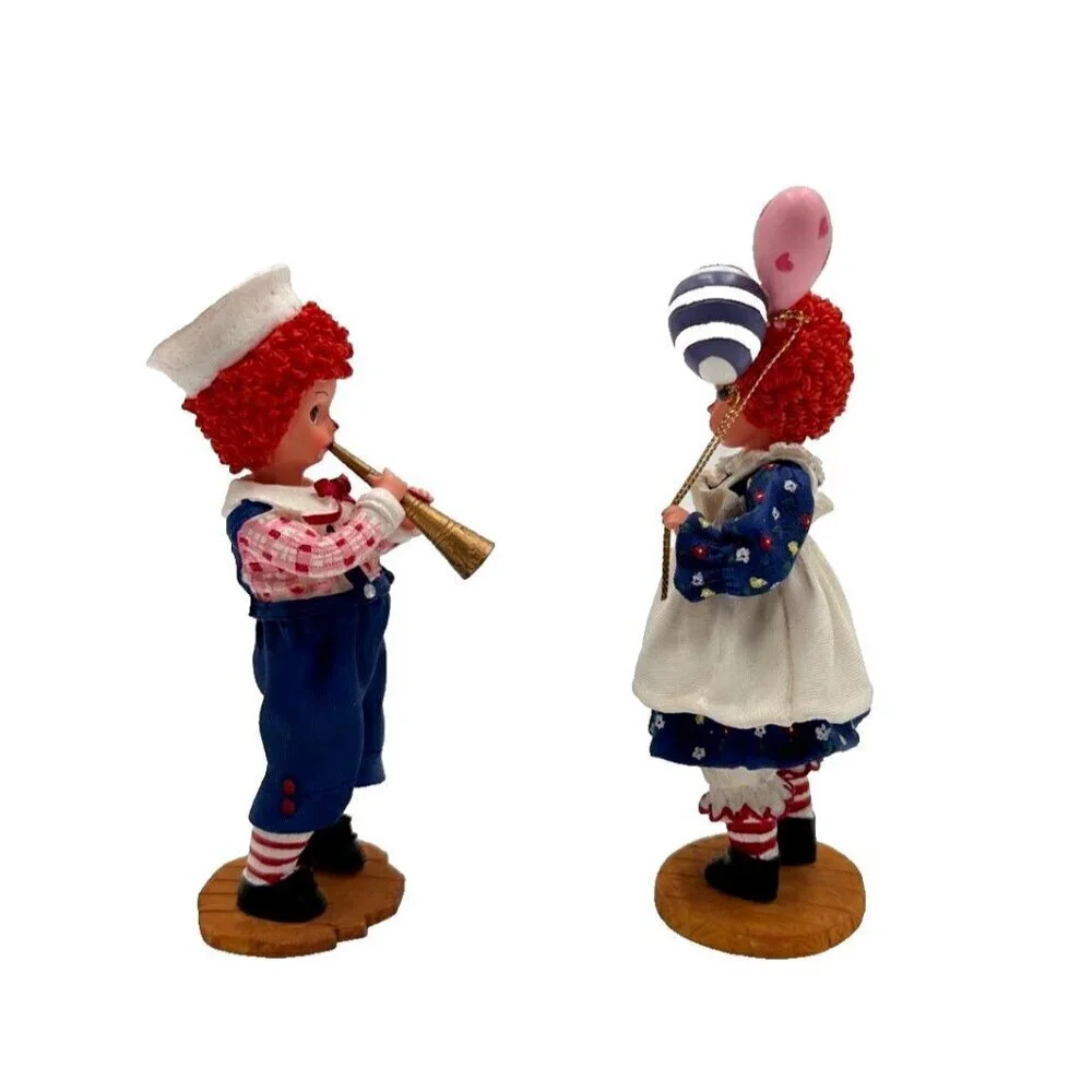 Madame Alexander Mop Top Wendy and Billy COA and Boxes Raggedy Ann Andy 2000